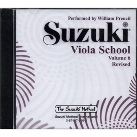 Suzuki Viola School Volume 6 - Compact Disc (Preucil)