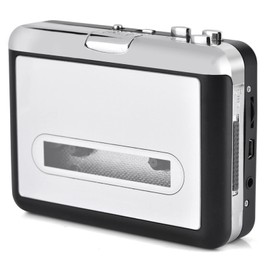 Acogedor Convertidor de Cinta de Casete a CD a Través de USB, Reproductor de Cinta de Casete USB con Auriculares, Compatible con Portátiles y Ordenadores Personales, Convertidor de Casete