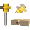 2 PCS 1/4" Shank Tongue and Groove Router Bit Set