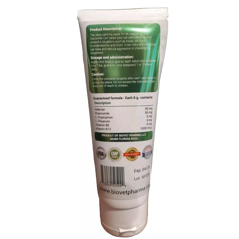 Nutri-line Calming Gel for Cat | Support For Cat Anxiety