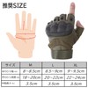 J-HARK Airsoft Gloves Fingerless Half Finger Tactical Gloves Cycling Bike