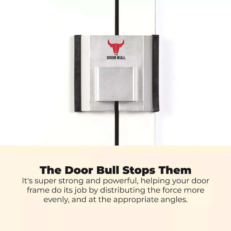 door bull Barricade Door Jam Door Stopper Extra Home Security