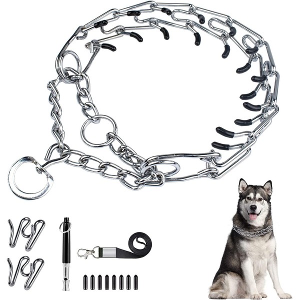 Dog Prong Traing Collar, Choke Pinch Collar for Dogs [2
