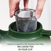 Yundu 1500ml / 50 oz Ceramic Teapot with Infuser &