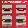 bamotoop Led motorcycle tail light with turn signals E24 emark