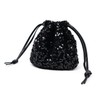 NAMEOF Women's Sequins Drawstring Bag, Mini Handbag, Shoulder Bag, Occasion