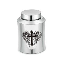 Pet Cremation Urns Memorial Ash Holder Urns for Dog Cat Ashes (Cross)