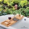 Temple Spring Wooden Bathtub Tray, Bamboo Bathroom Accessories, Bath Tray