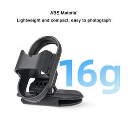 360 Degree Rotatable Camera Cap Clip, FirstPerson View Perspective, Baseball Hat Clamp Mount for GO 3 & 3S Cameras