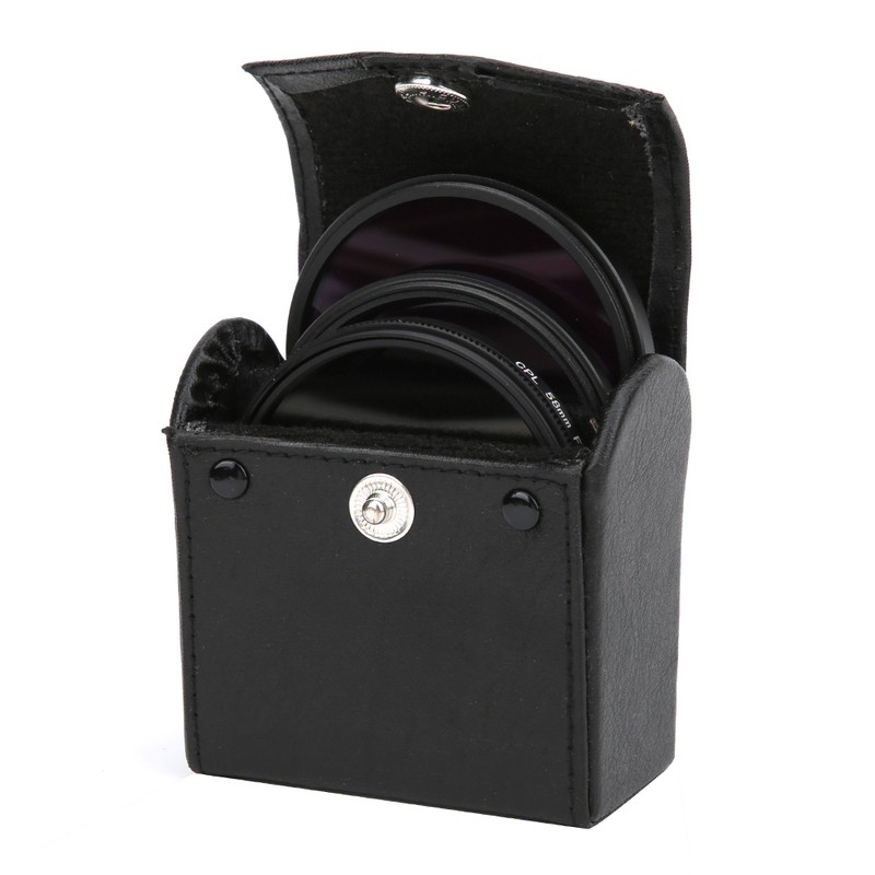 58mm Optical Glass Lens Filter Kit UV CPL FLD with