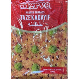 Merve Kataifi Dough - Shredded Fillo (Phyllo) Kataifi Fresh kadayıf dubai chocolate katafi dessert 500g