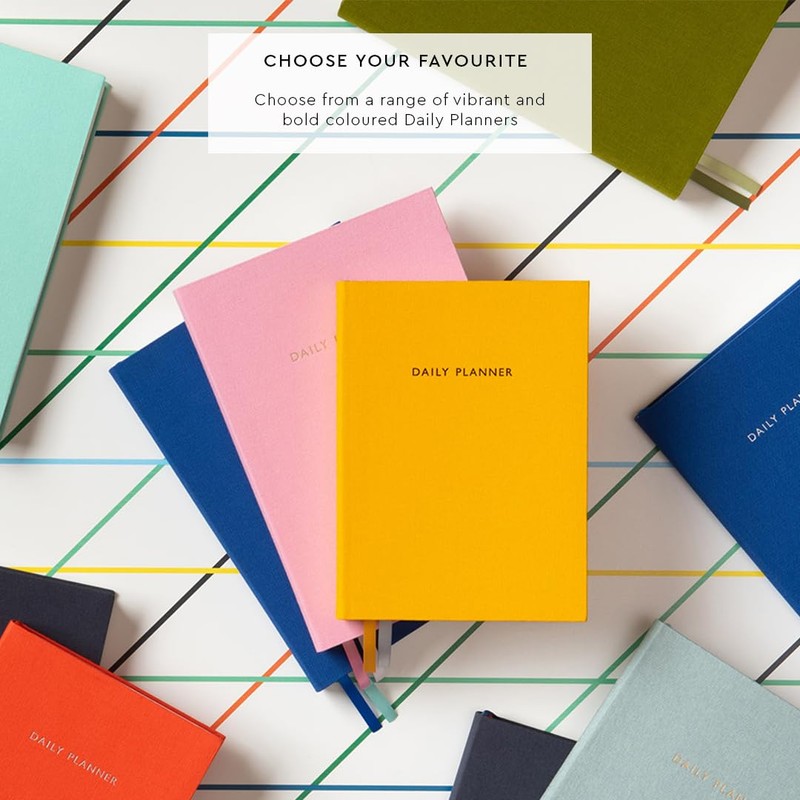 Undated Daily Planner Notebook | To Do Lists Hourly Schedule