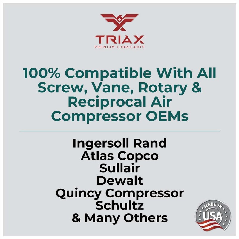 TRIAX Kompressor MV 100 SAE 30, Full Synthetic, Multi-Vis Air