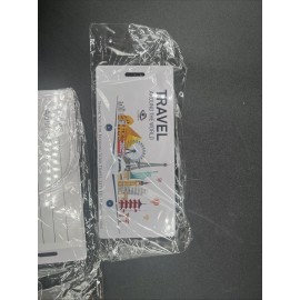 Unbranded Travel Luggage Bag Tag Plastic Suitcase Baggage Office Label, White