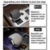 Egreat Crystal Gear Shift Knob Cover Trim Compatible with Land