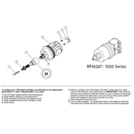 T & T Hardware Replacement Cartridge Compatible with RP32104