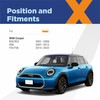 ICEXSNOW® Silicone Windshield Wiper Blades Replacement for Mini Cooper R50