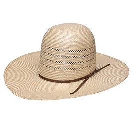 RESISTOL 20X 4 Corners Open Crown 4 1/4" Brim Cowboy Hat Beige 63/4