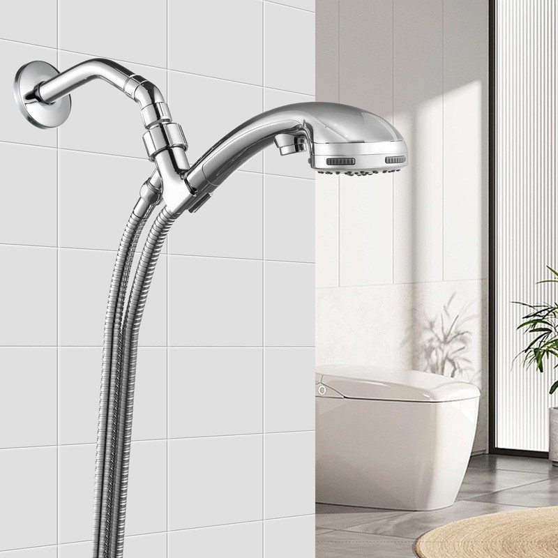 OFFO - Adaptador de cabezal de ducha, adaptador de codo