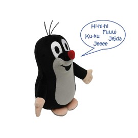 Der kleine Maulwurf Plüsch sprechend 16 cm, kleiner Maulwurf, Pauli, Kuscheltier, Plüschfigur