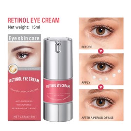 paminify Retinol Eye Cream for Dark Circles and Puffiness, Anti Aging Under Eye Cream Reduce Wrinkles Fine Lines, with Collagen and Hyaluronic Acid,Smooth and Hydrate,Suitable for Sensitive Skin