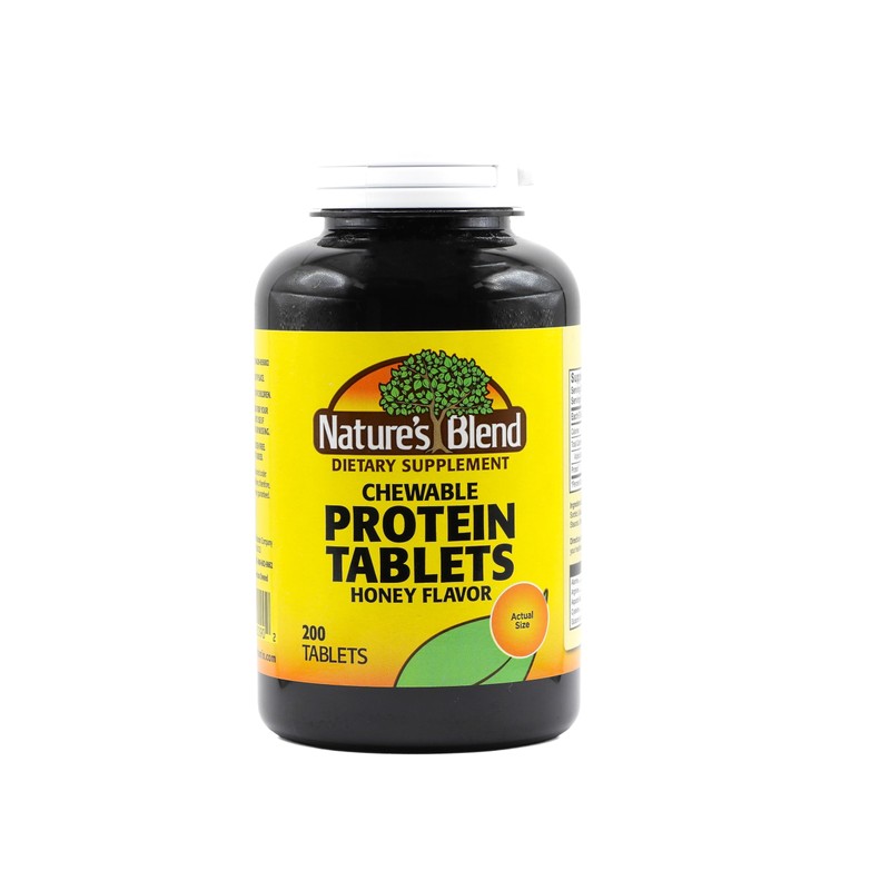 Natures Blend Protein Tablets Honey Flavor 200 Tablets