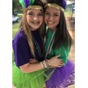 Mardi Gras Beaded Bracelets Glitter Fleur De Lis Crown Make