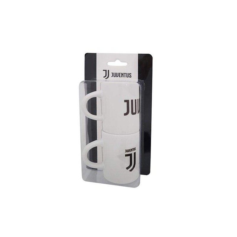 Giemme Set Juventus JU1339 2 TAZZINE Caffe' in Ceramica
