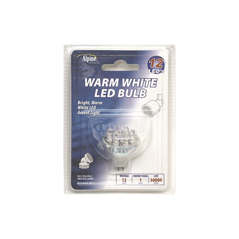 Alpine RBSLED12WW MR11 12-LED 12V AC FTD Medium Warm White