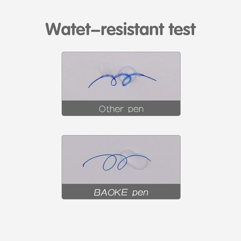 BaoKe Gel Ink Pens Rollerball Pens 1.0mm Medium Line, Box