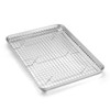 Baking Sheet with Wire Rack, Homikit 16" x 12" Stainless