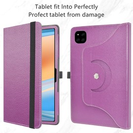 MAMA MOUTH Case for Alldocube iPlay 60,360 Degree Rotating With Premium PU Leather Sleeve Cover for Alldocube iPlay 60 11 Inch Tablet(Not fit Alldocube iPlay 60 Pro),Purple