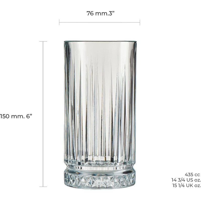 Pasabahce Cocktail Glasses (Elysia Long Drink Glasses)