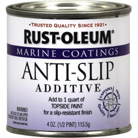 Rust-Oleum 207009 Marine Anti-Slip Additive 1/2-Pint, 4 Ounce, Clear, Pack of 6
