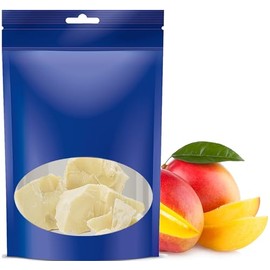 Botanical Beauty Organic MANGO BUTTER RAW 100% Pure Natural VIRGIN REFINED 8.46 oz - 240 gram for Face, Skin, Hair, Body, Nails. Skin Moisturizer. for Lotions, Cream. Rich in Vitamin E