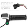 1 Pair Electric Bicycle Handlebar with LCD Power Display, Accelerator