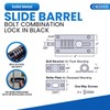 Combi-Bolt 4-Digit Combination Sliding Bolt Gate Lock, Secure Gates, Sheds,