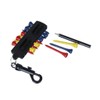 Golf Keeper Keychain 12 Holder Markers Accessory Set
