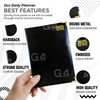 G4GADGET A5 Day A Page Diary Black 2025 | Hardback
