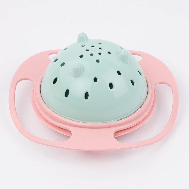 ZTL Gyro Bowl 360 Dgree Rotation Spill Resistant Gyroscopic Bowl