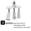 DiCUNO Light Socket Splitter 3 Way Adapter, 3 in 1