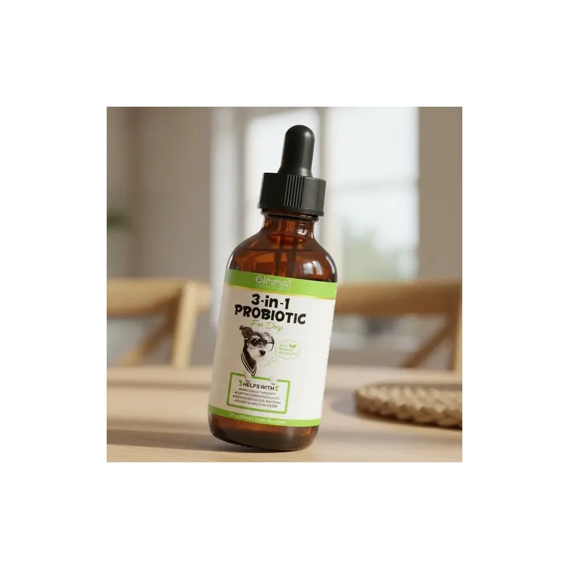 Probióticos Para Perros 100% Natural 3 En 1 Apoyo Digestivo