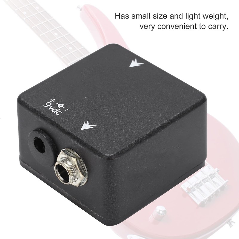 Effects Pedals, 1/4in Jack Effect Pedal Easy Installation Mini Portable