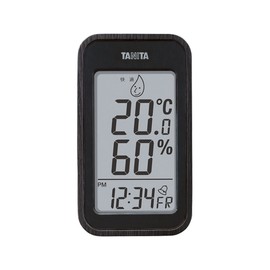 Tanita TT-572BK Digital Thermometer/Hygrometer, Black