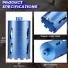 DaduoRi 6" Core Drill Bit with 3 Adapters Included: SDS