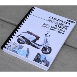 i5motorcycle Service & Repair Manual for KYMCO Like 125 125i 150 150i Noodoe Scooter 2018-2024