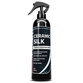 Carfidant Ceramic Silk - Ceramic Coating Spray - High Gloss, Hydrophobic Protection & Chemical Resistance for Cars, RVs & Boats - Long-Lasting Shine & Durability for Exterior Detailing - 8 fl. Oz.