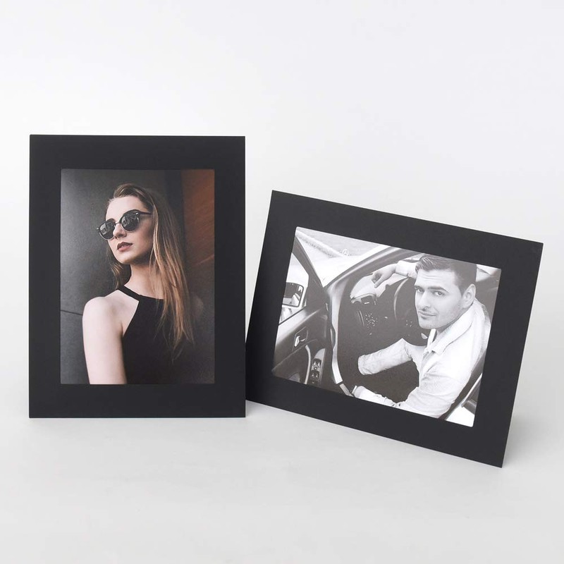 Monolike Standing Paper Photo Frame, Black, 5x7 Inch Standing Paper