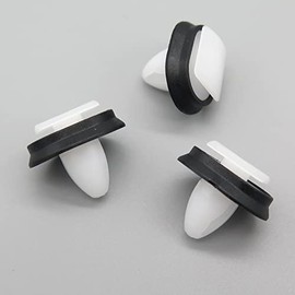 VVO Fasteners- White Plastic Side Body Moulding Strip Trim Clips for Vauxhall Movano, (Pack of 10)