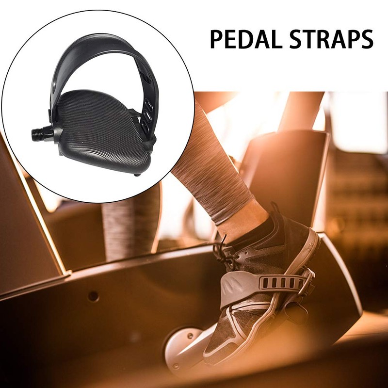Pack of 2 Exercise Bikes, Pedal Straps, Durable, Adjustable Length,